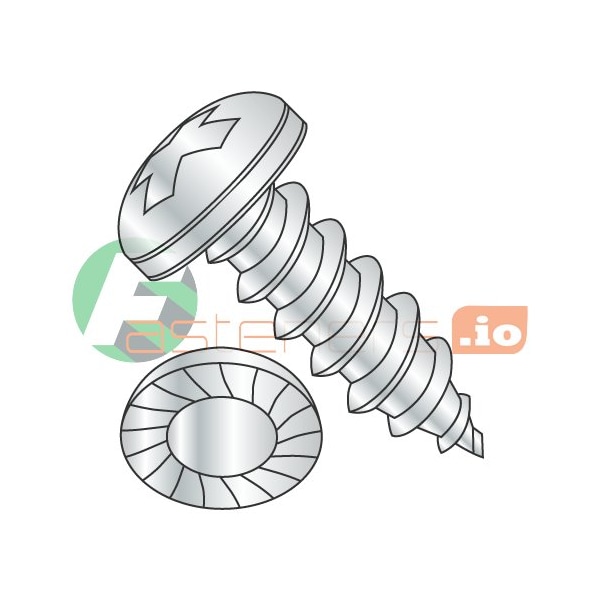 Newport Fasteners Self-Drilling Screw, #8 x 3/4 in, Zinc Plated Steel Pan Head Phillips Drive, 8000 PK 129034 - main